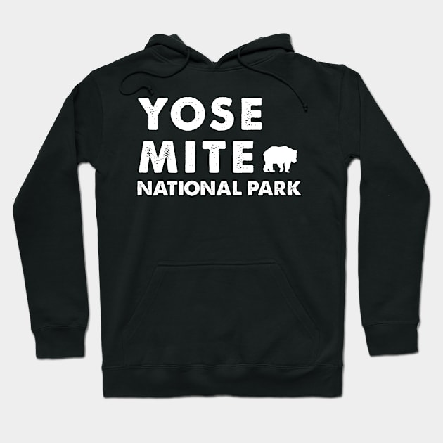 Yosemite National Park Retro Hoodie by roamfree